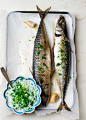mackerel - a grill with  sauce