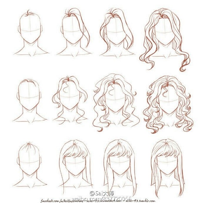 动漫人头的画法作者sai大师