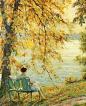 Edward Cucuel的油画、美图美画、Edward Cucuel