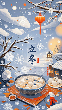 Mr周恒昌采集到立冬海报