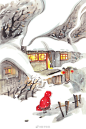 【插画师@肚子杜杜的插画作品欣赏】 