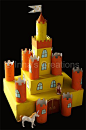 Inna's Creations: Make a cardboard castle using discarded boxes ...