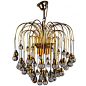 Murano Crystal Waterfall Chandelier by Paolo Venini, 1960s, Italy | 1stdibs.com