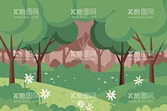 矢量树林背景  - 源文件下载【酷图网】矢量树林背景,树林,森林,丛林,密林,背景,雨林,大树,壁纸,绿色背景,大自然,清新,植物,景色,自然季节,生长,万物生长,风景地形,风景,