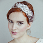 #婚礼##头饰##发型#[imior.com]新娘发饰 Olivia Headpieces2014新娘头饰系列，尽显低调优雅魅力的闪闪发带 更多:http://www.imior.com/goods/show?gid=5335