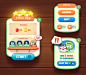 casual game Character design game game title game ui graphic design  puzzle UI ui design