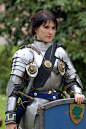 inmaledress:    Alanna von Leuenfels  I think we have more Larping here but still..lovely armour.  If anyone can fill me in on what is being larped here I would appreciate it.