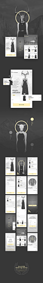Free UI PSD Mobile App Fashion & Ecommerce ver 2.0 on App Design Served
