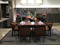 爵典家居·南洋迪克·禾气雅致新中式餐厅实木黑檀圆餐桌椅（一桌六椅）