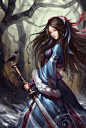带刀侠女