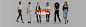 高冷 _ 服饰Banner : 简单的文字排版与多组与多人照片搭配，使用简单干净的背景色，让图片在高冷型酷中透露出高级感。