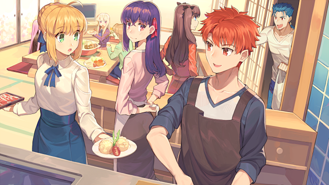 fategrandorder间桐樱卫宫士郎saber远坂凛