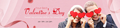 跨境小男孩采集到跨境电商-情人节Valentine's Day Banner