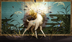 阿威没有喵采集到矢量 国潮 创意 海报 包装
