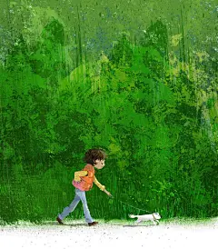 画师 Dung Ho的花园插画