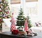 Candy Striped Glass Tree Cloches