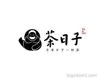 茶日子茶馆Logo设计