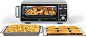 Ninja SP301 Dual Heat Air Fry Countertop 13-in-1 Oven with Extended Height, XL Capacity, Flip Up & Away Capability for Sto...