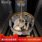 【气泡】餐厅吊灯 现代简约客厅美式卧室北欧创意个性设计师全铜-tmall.com天猫