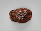 Cup with two dragons in waves, Rhinoceros horn, China