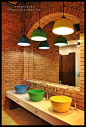 colorful restroom put the smile on your face.