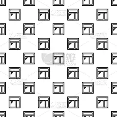 式样,窗框,正方形,几何形状,砖,木材,壁纸,古董,涂料,窗户