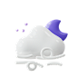 三维渲染立体卡通天气图标 Piqo Design - Weatherly 3D icons