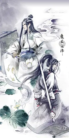 魔道祖师之前很多道友让我做一下OPPO后面出的这些水墨主题壁纸，加上之前的七张一共十五，OPPO目前所有的主题，一直很忙，昨晚才开始，修到十二点过 有点晚了，处理的很欠缺望不要介意，感谢支持和信任 ​​​​