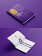 画册设计呀呀呀紫色来袭耶自由设计师