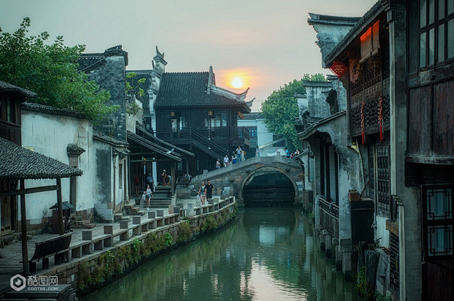 江南水乡乌镇-风光-摄影图库素材-酷图网