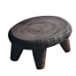 黑胖 原创设计实木碳化矮凳日式侘寂风格榻榻米小凳子民宿小板凳-淘宝网