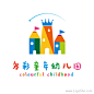 多彩童年幼儿园Logo设计