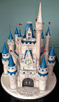 Awesome "Cinderella's Castle" cake from Nice Icing - Cakes by Lynette in Carlton, Yorkshire, England....fantastic detail!