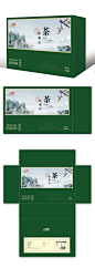 中国风水墨铁观音茶文化茶韵茶叶包装设计素材