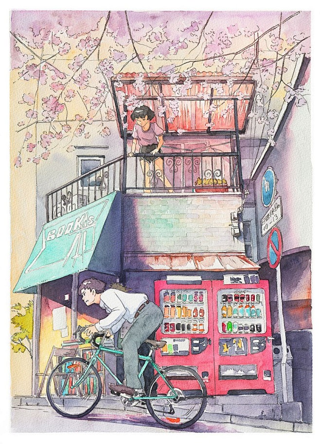 mattjabbar 清新唯美的动画水彩...