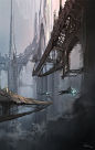 很有气氛的场景图，棒极了。⊙▽⊙（by James Paick,链接：O网页链接）