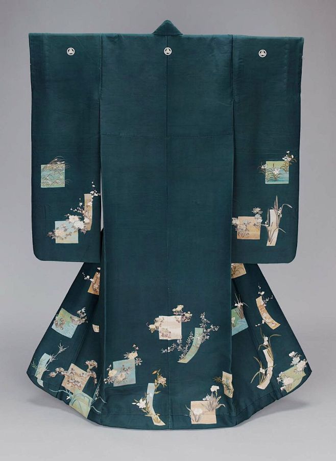 明治时代的振袖和服