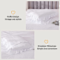 Amazon.com: Andency White Ruffle Comforter Queen(90x90Inch), 3 Pieces(1 Ruffled Comforter and 2 Pillowcases) Farmhouse Shabby Chic Comforter, Vintage Rustic Soft Microfiber Down Alternative Bedding Comforter Set : Home & Kitchen