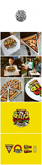 韩国Slice披萨包装设计