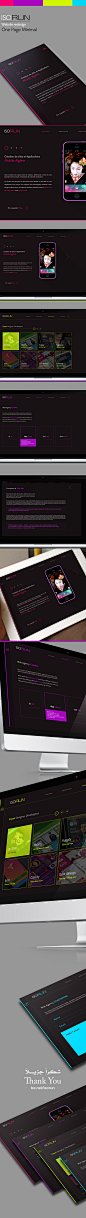 ISORUN MINIMAL REDESIGN ONEPAGE SITE : I redesigned Our old Website to a Modern Flat and Responsive One Page Site.