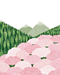 日系和风之美Ryo takemasa（武政靖），日本插画师，1981年出生，毕业于武藏野美术大学，现居东京，他的作品基本都是几何图形插画，简洁明了，色彩搭配丰富，喜欢贴近生活的作品，如色彩各异的瓜果鱼肉、草蜢蜻蜓等小昆虫。