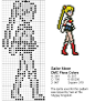 Sailor Moon Cross Stitch Pattern, seems easy enough must get some strings and cloth to do this