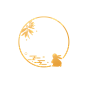 金色国风兔子边框