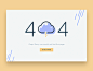 404 Error State 有趣的404页面设计 #UI# #APP# #Web#