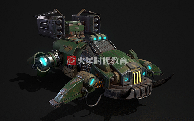 【火星时代教育】次世代道具雕刻、3D建模、PBR材质、道具设计