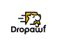 Dropawf - Logo for dog taxi service from Washington DC
