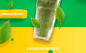 FREE BEAUTIFUL AND CLEAN POSTER JUICE PSD : Beautiful poster of juice to use in your graphic pieces
