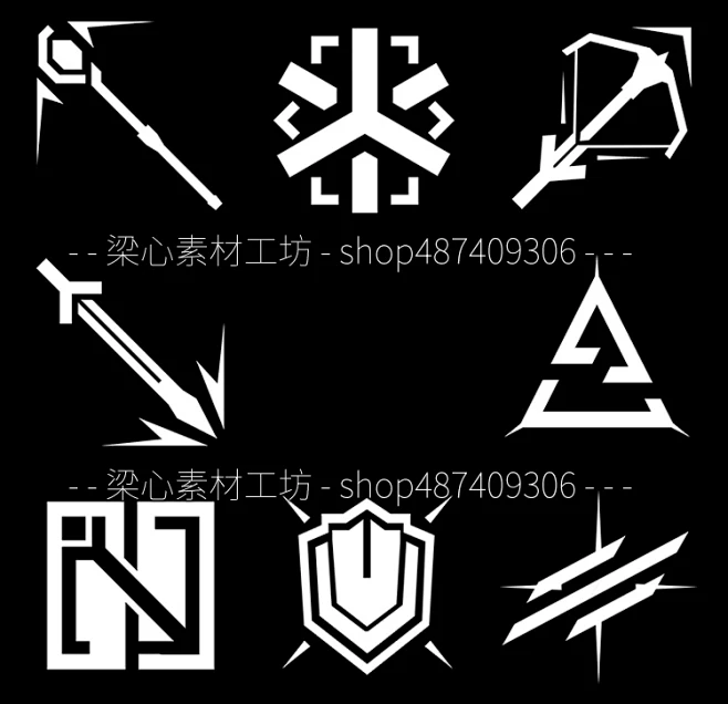 明日方舟游戏图标素材图片阵营职业道具物品ICON美术设定合集-淘宝网-花瓣网