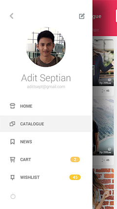 Six_Designers采集到APP_侧滑