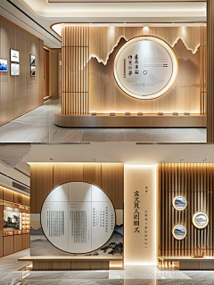 展厅中式风-花瓣网|陪你做生活的设计师 | 馆室内设计装修方案文本-淘宝网